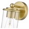 Z-Lite Thayer Vanity, 1-Light, 4.75 In.W x 5.75 In.L x 8.75 In.H, Luxe Gold/Clear 742-1S-LG - alternate 3